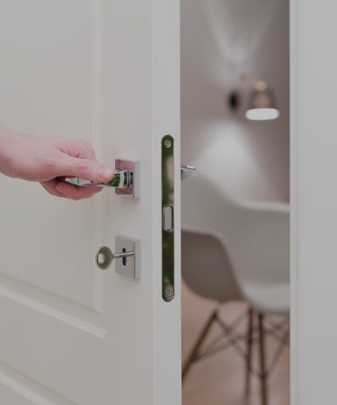 Opening key to apartment