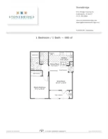 Sandstone 1 floor plan