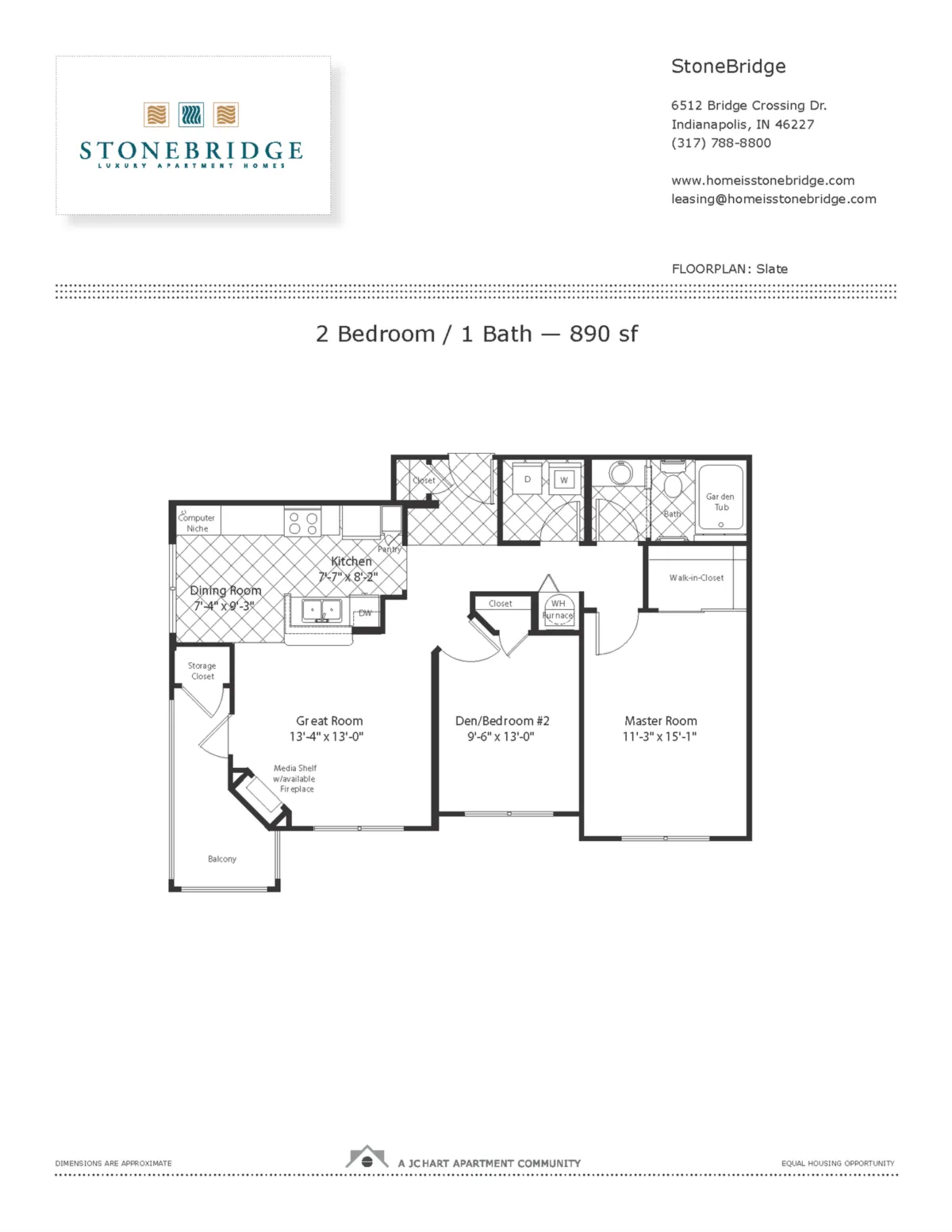 Slate 1 floor plan
